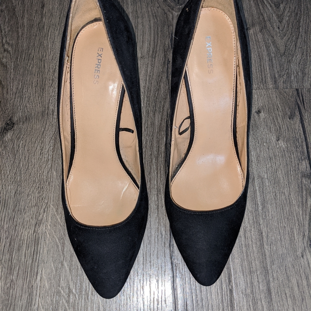 Express black heels